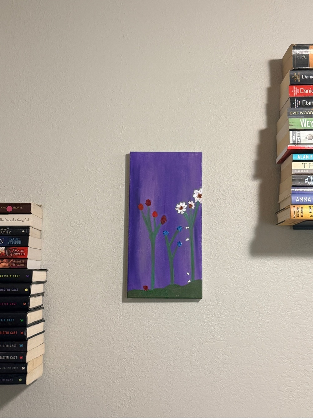 Handcrafted Oil Floral Canvas Wall Art